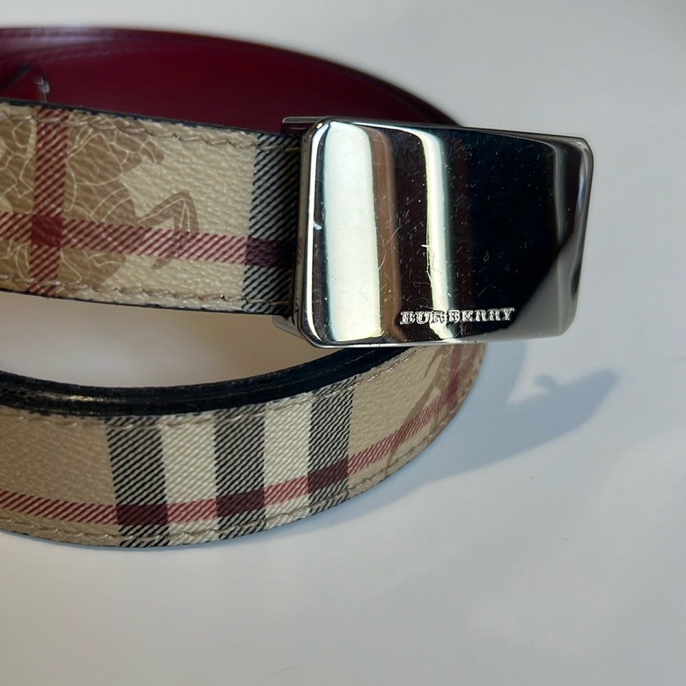 Authentic Burberry belt